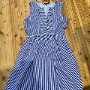 Jude Connelly Blue/White Stripe Dress
